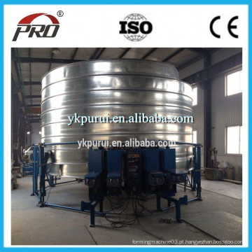Máquina de laminação de silo de aço em espiral de alta qualidade / Máquina formadora de grãos de silo de aço